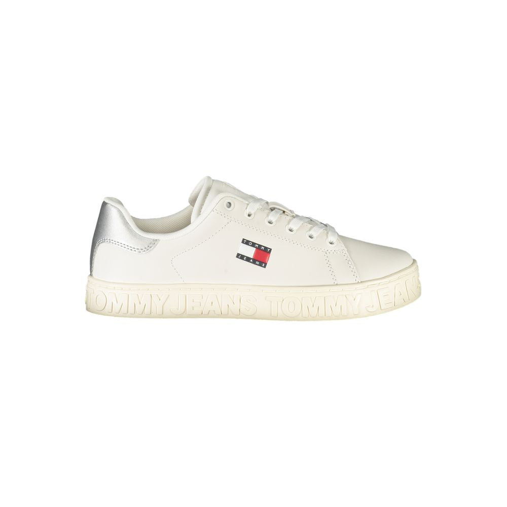 Tommy Hilfiger Bianco Polyurethane Women's Sneaker