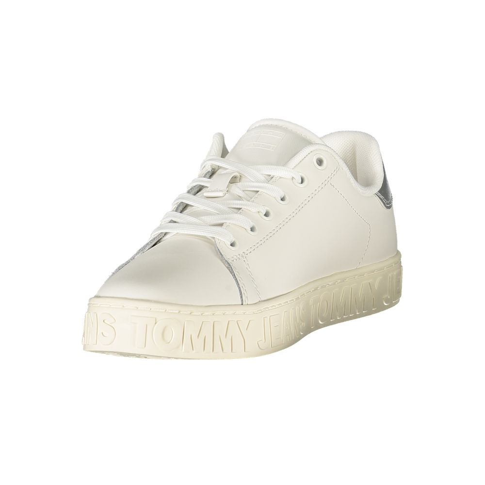 Tommy Hilfiger Bianco Polyurethane Women's Sneaker