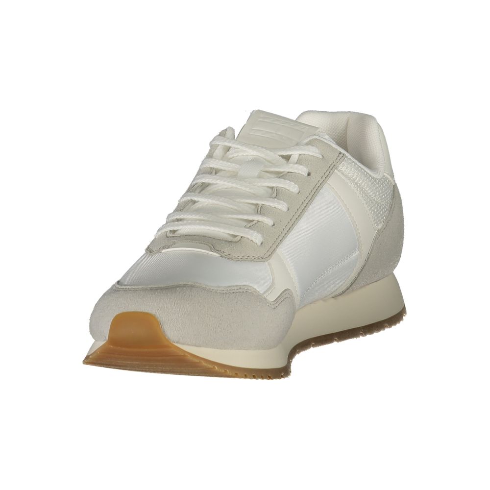 Tommy Hilfiger Bianco Polyurethane Men's Sneaker