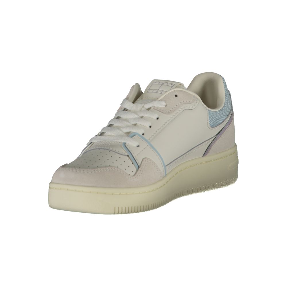 Tommy Hilfiger Bianco Polyurethane Women's Sneaker