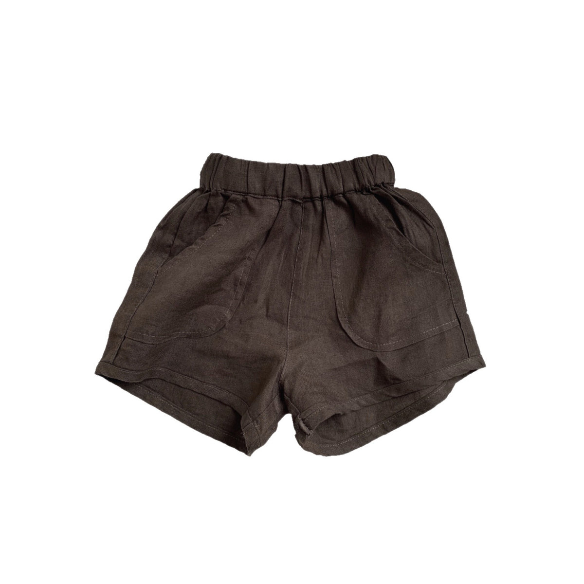 Vistora Linen large pocket shorts