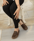 Earth women's penny loafer — wide toe box, zero-drop barefoot last