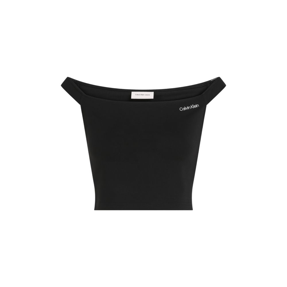 Calvin Klein Jeans Black Viscose Top