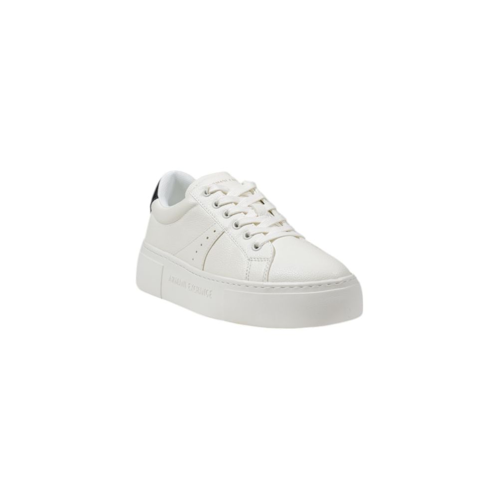 Armani Exchange Black Polyester Chunky Sneakers