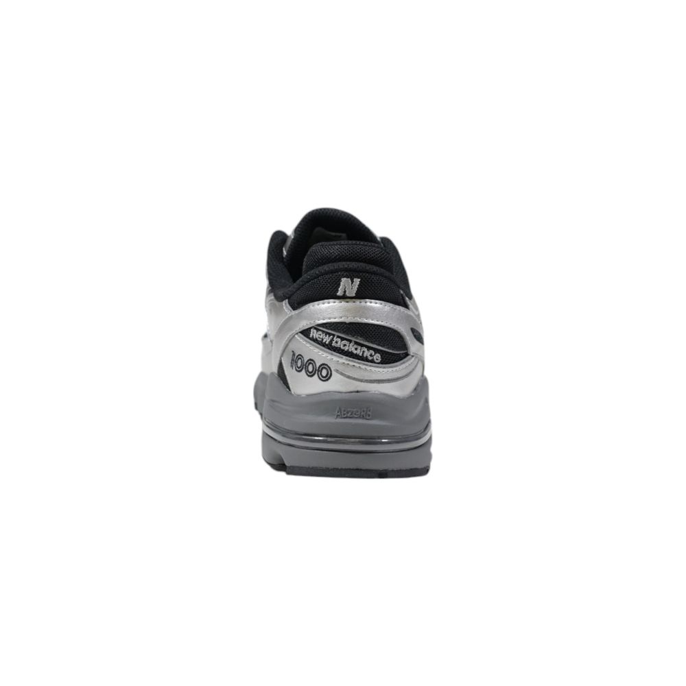 New Balance Silver Synthetic Athletic Sneakers