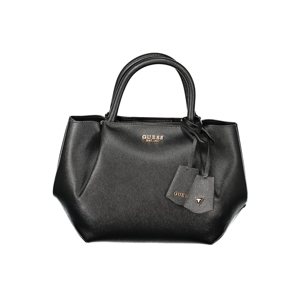 Guess Jeans Nero Poliuretano Women Handbag