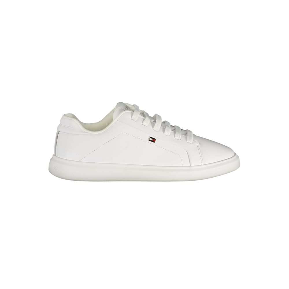 Tommy Hilfiger Bianco Polyurethane Women's Sneaker