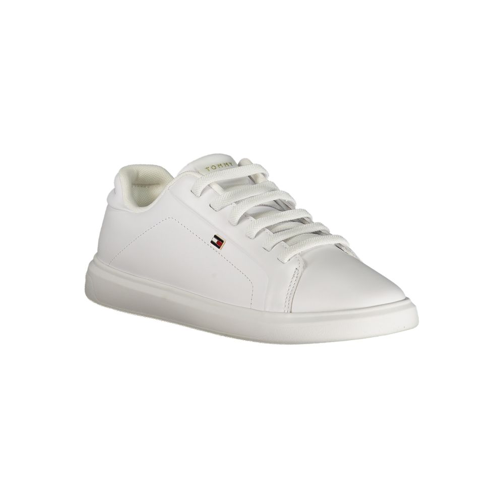 Tommy Hilfiger Bianco Polyurethane Women's Sneaker