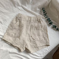 Vistora Linen large pocket shorts