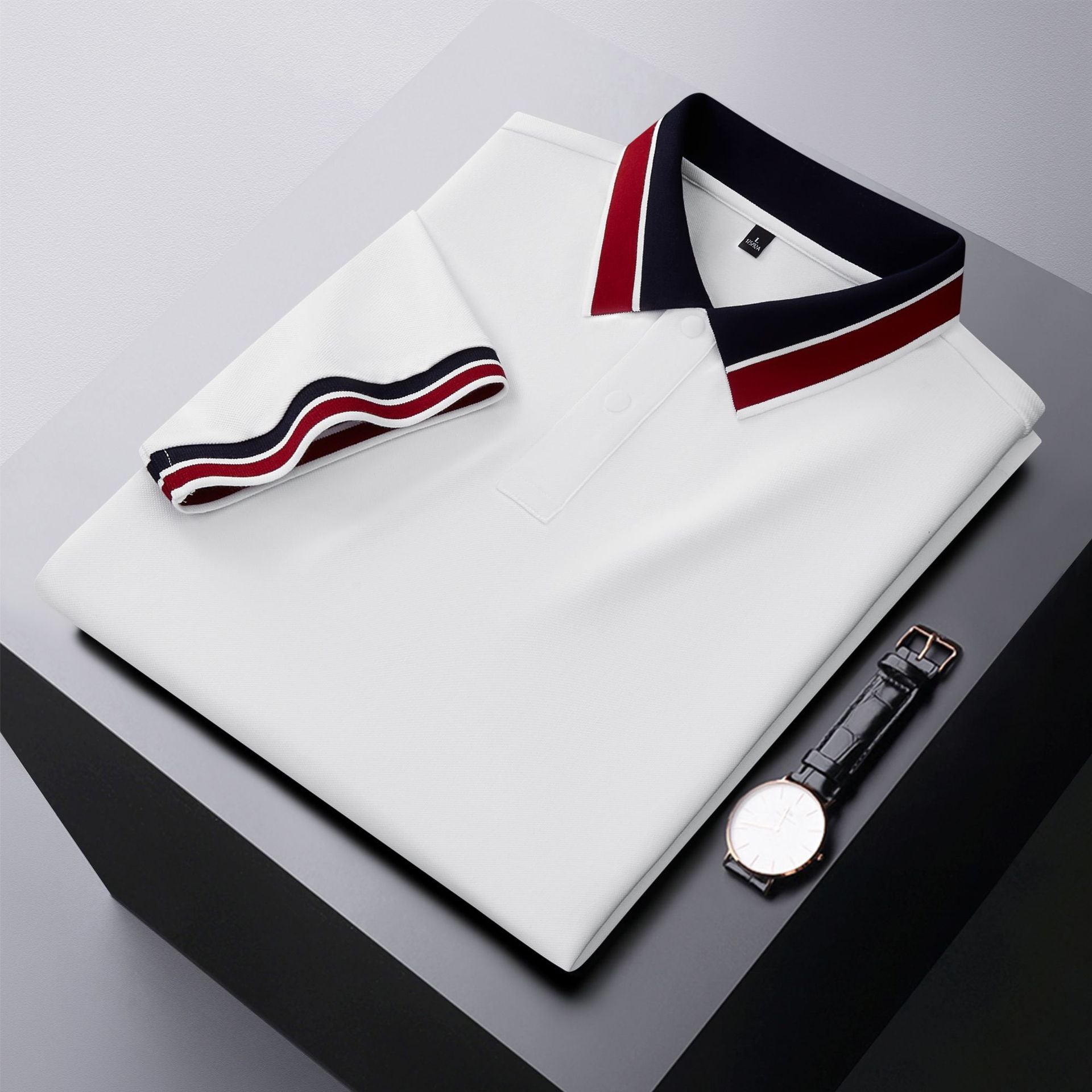 Men's Short Sleeve Polo Shirt – Bold Accents