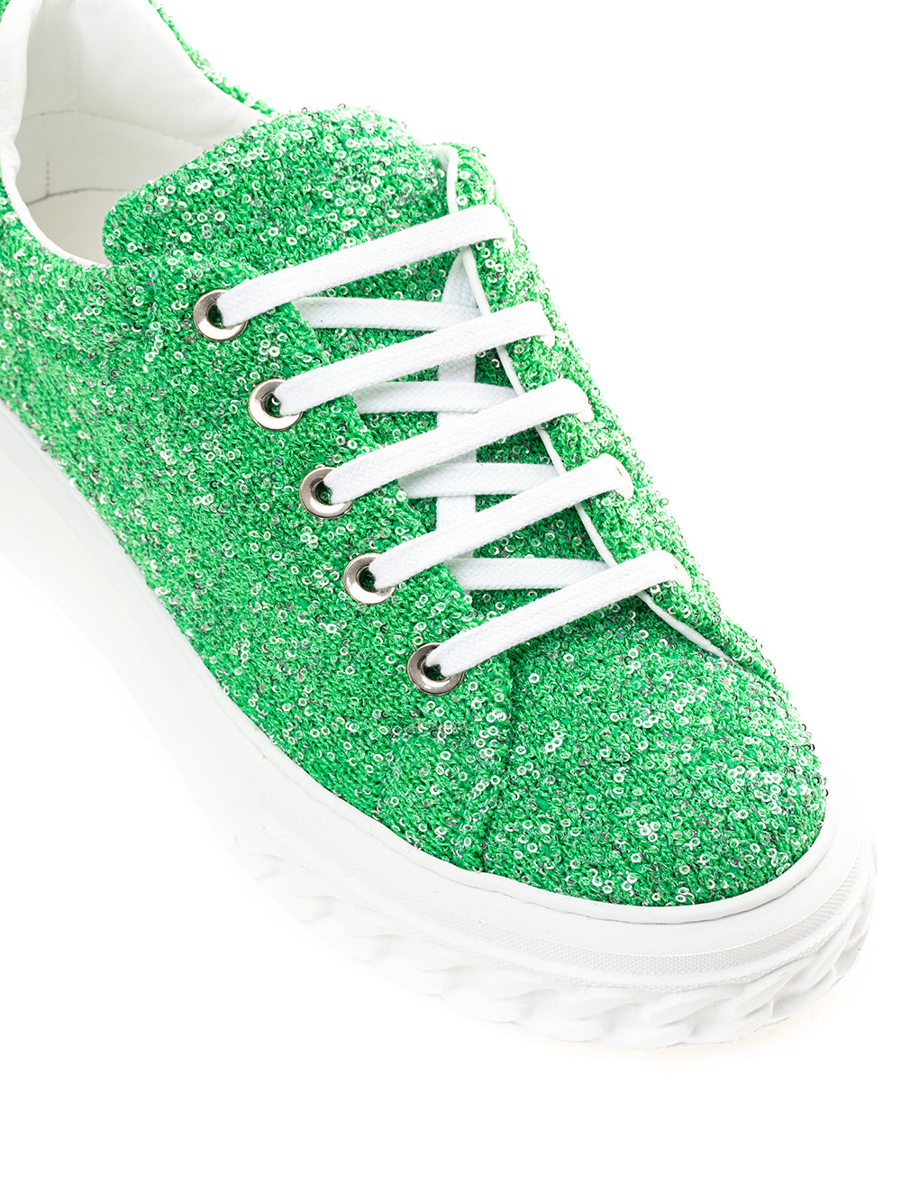 Casadei Off Road Disk Green Sneakers