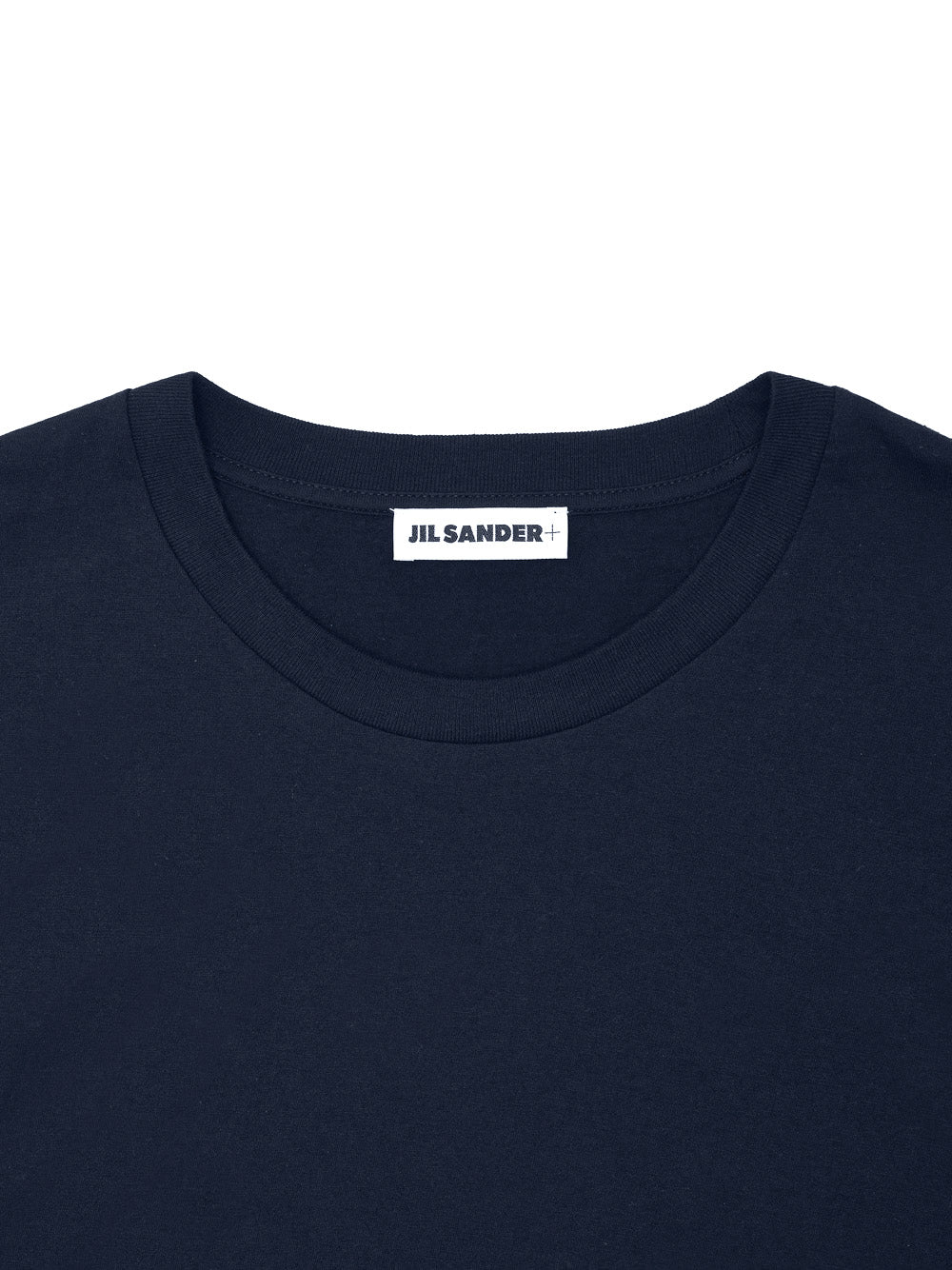 Blue Long Sleeve T-Shirt with Jil Sander Embroidery Logo
