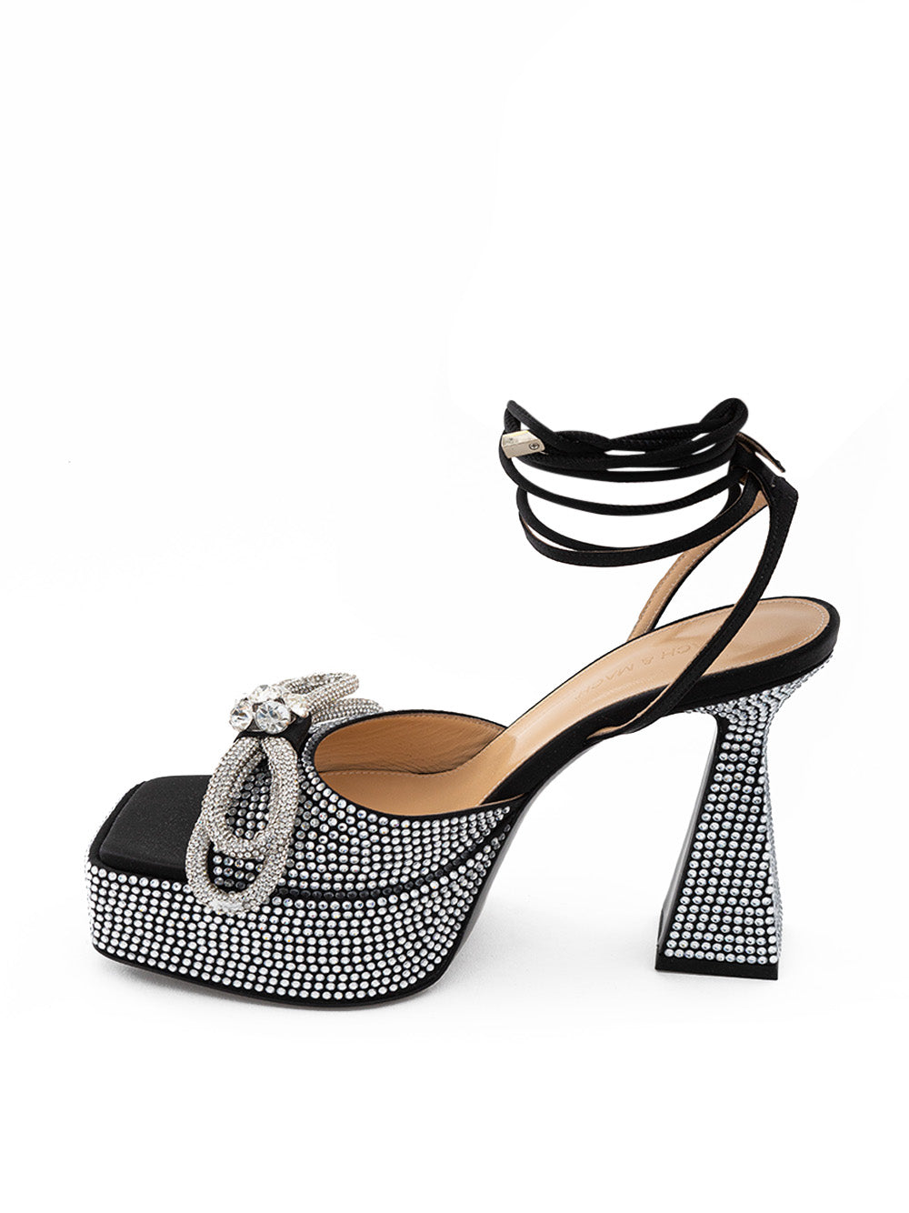 Mach & Mach Women Platform Heeled Sandals Black