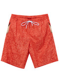 Isaia Men Swim Shorts Red