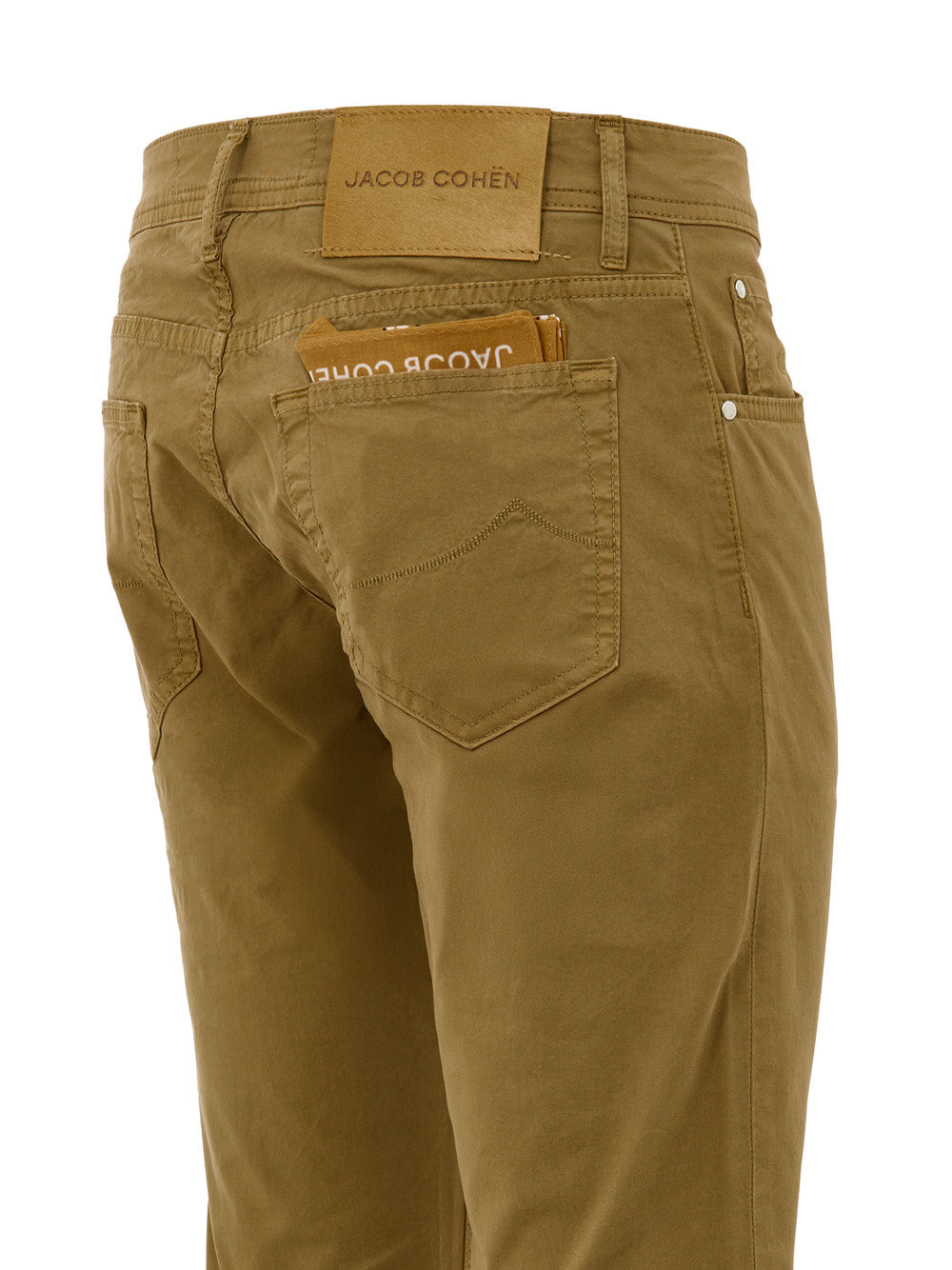 Jacob Cohen Ochre Stretch Cotton Nick Pants