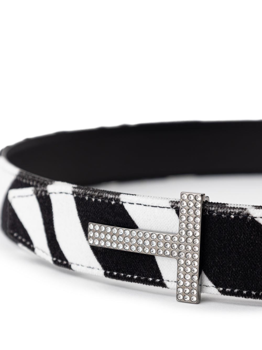 Tom Ford Women Belt Black/White