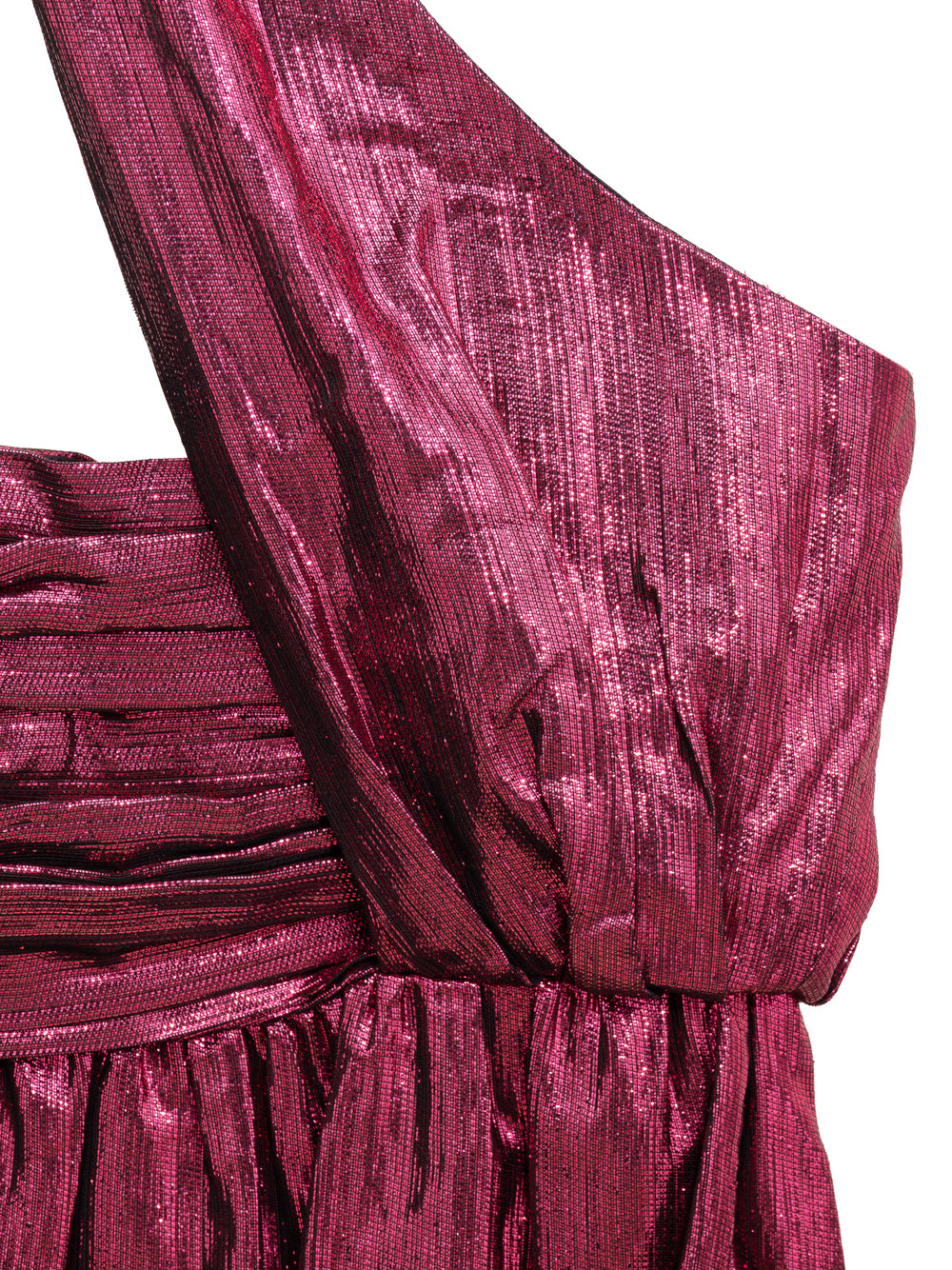 Disco Mini Dress in Fuchsia Saint Laurent