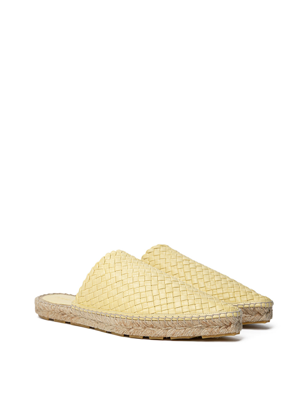 Lagoon Espadrilles in Yellow with Intreccio Bottega Veneta