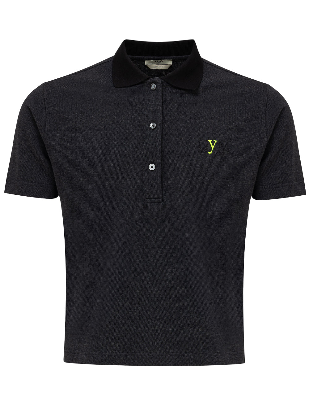 Fendi black short sleeve polo