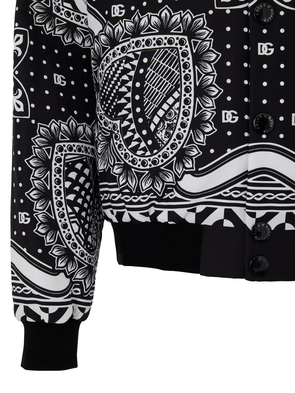Dolce & Gabbana Printed Bomber Jacket
