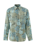 Tom Ford Floral Print Shirt in Light Blue