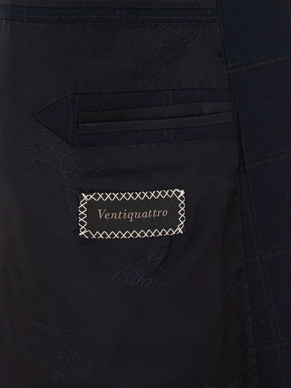 Brioni 'Ravello' Check Single Breasted Jacket