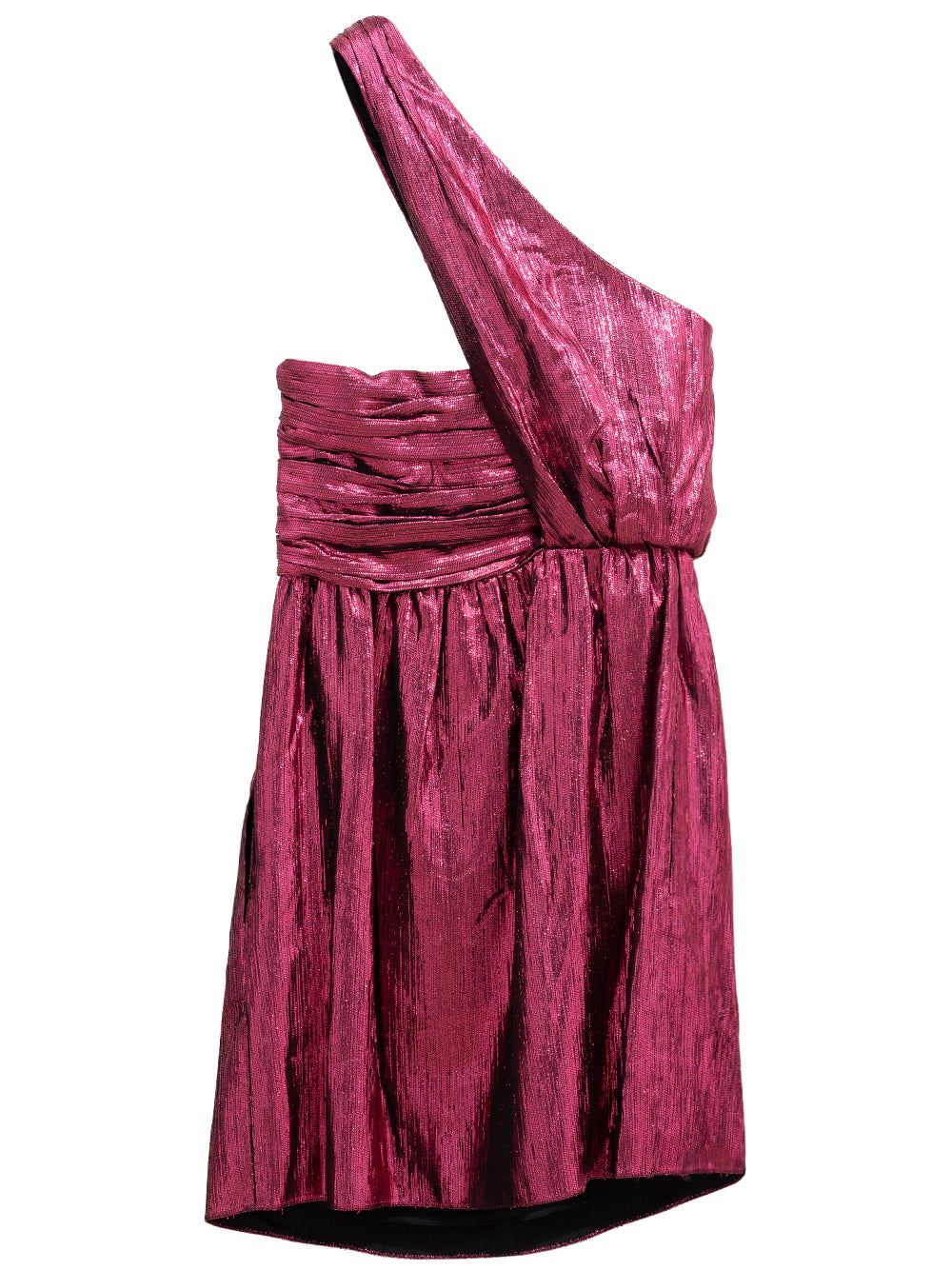 Disco Mini Dress in Fuchsia Saint Laurent