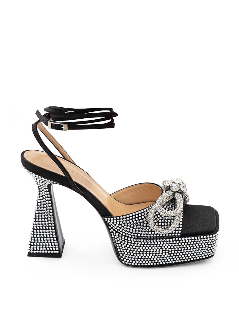 Mach & Mach Women Platform Heeled Sandals Black