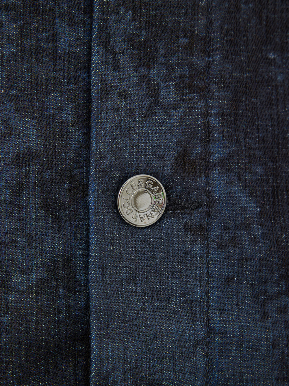 Dolce & Gabbana Dark Gray Coated-Effect Jacket