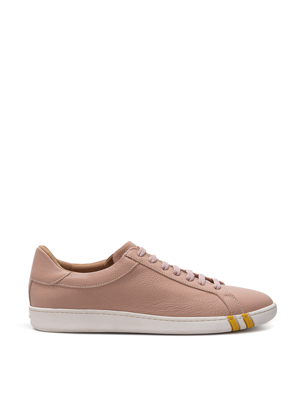 Pink Low Leather Sneakers Bally