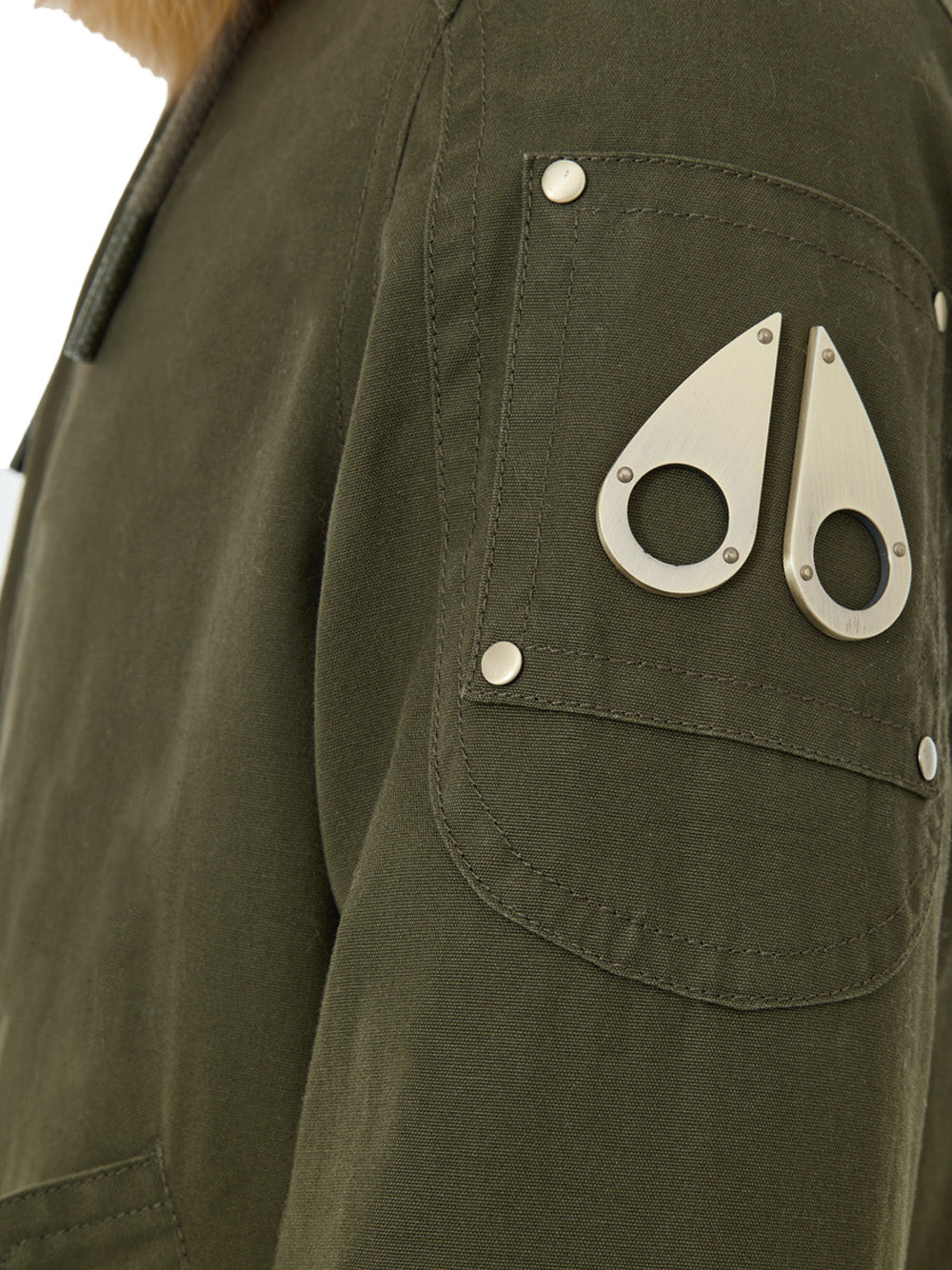 Moose Knuckles Men Bomber Military Green