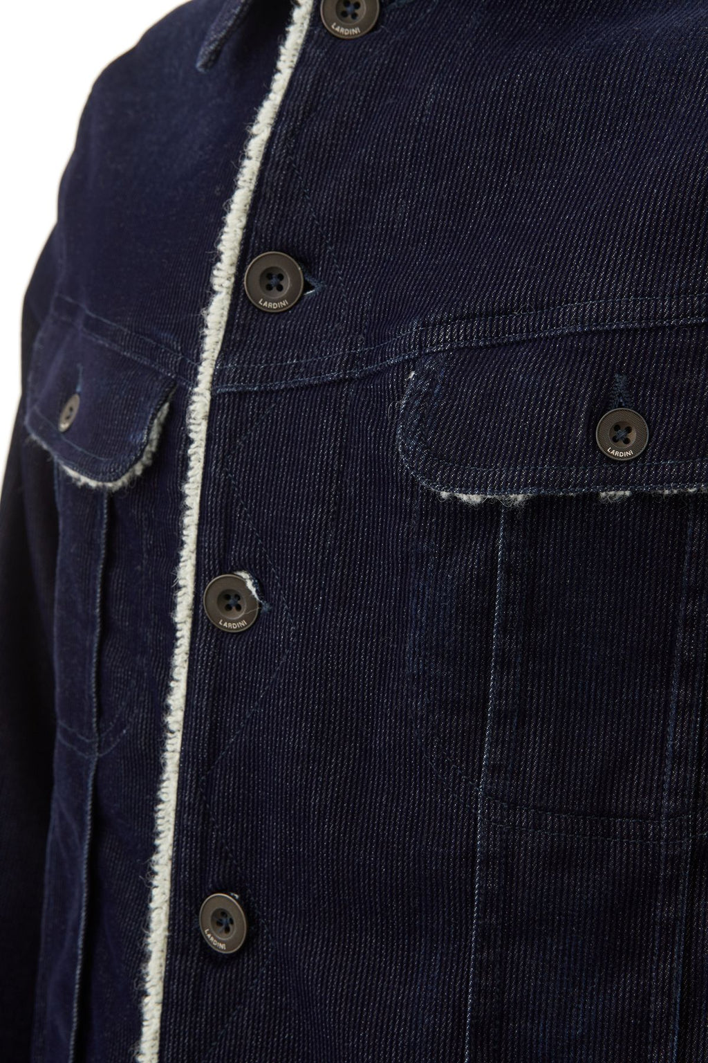Velvet jacket with inner fur Lardini