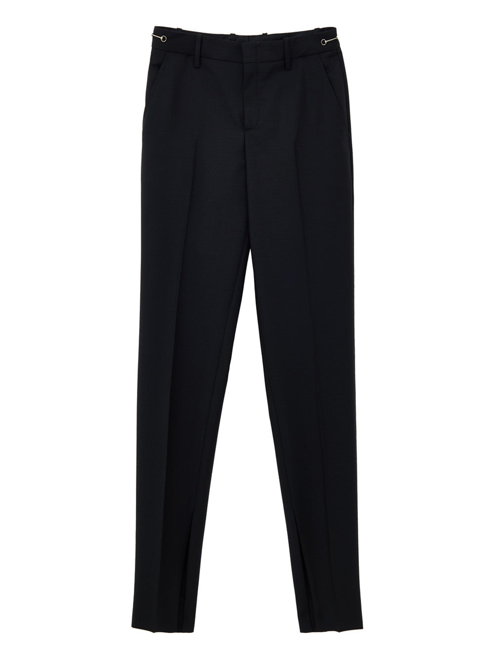 Black Tailored Trousers with Gucci Metallic Detail