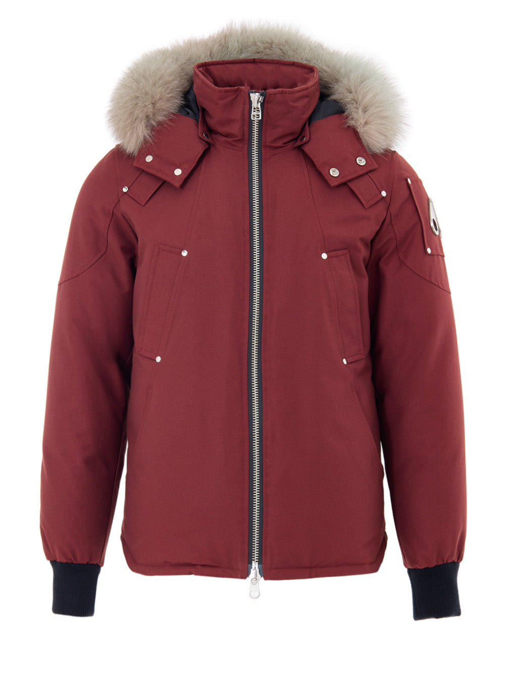 Moose Knuckles Men Bomber Dark Red