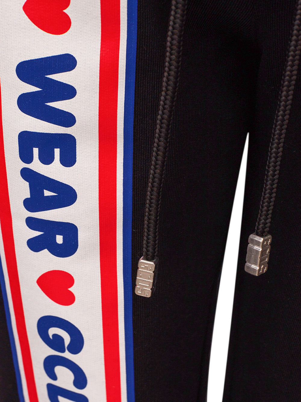 Black Jogging Pants with GCDS Logo