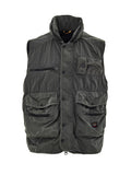 Paul & Shark Technical Fabric Sleeveless Jacket in Gray