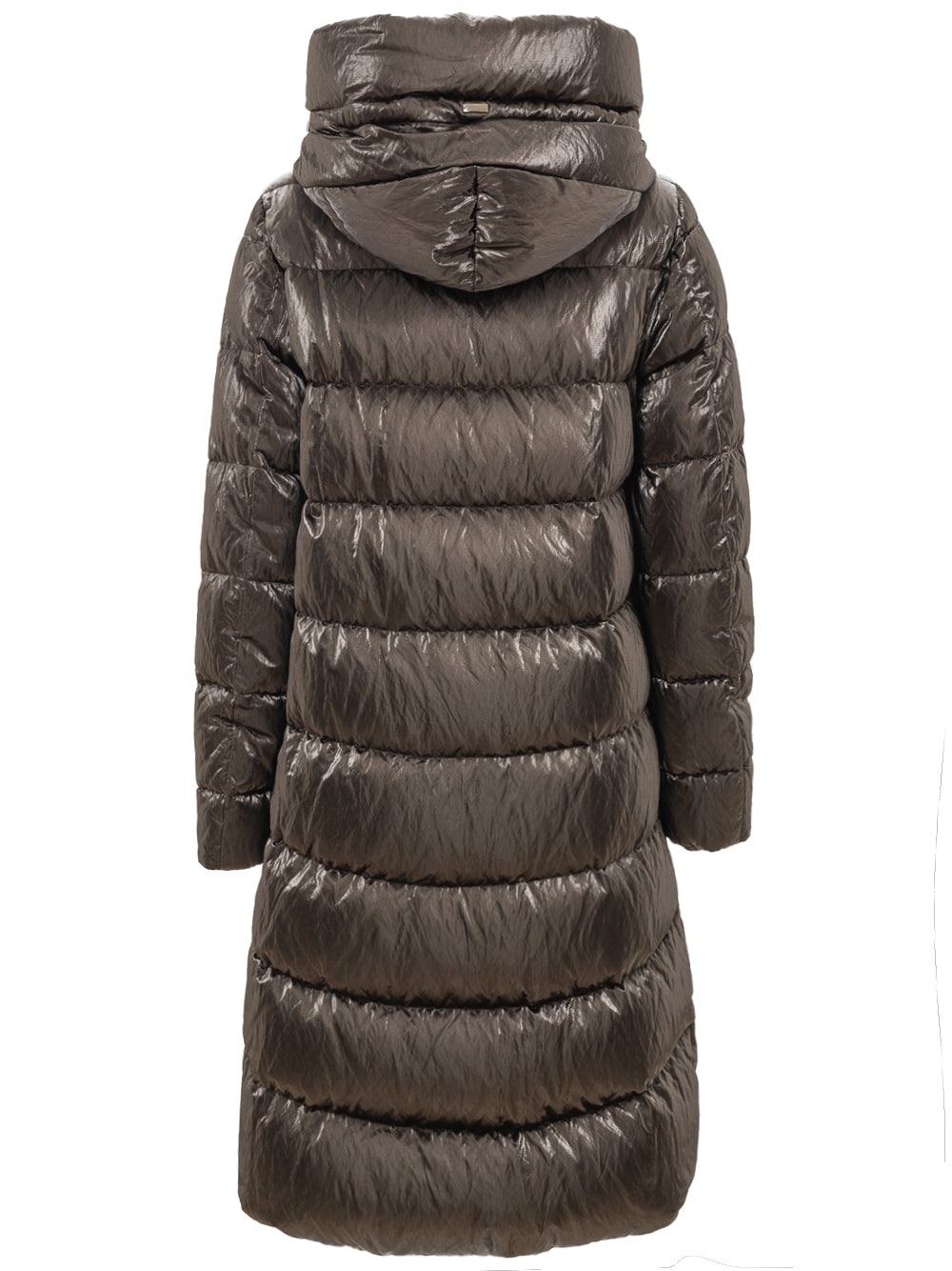 Long padded parka with hood Herno