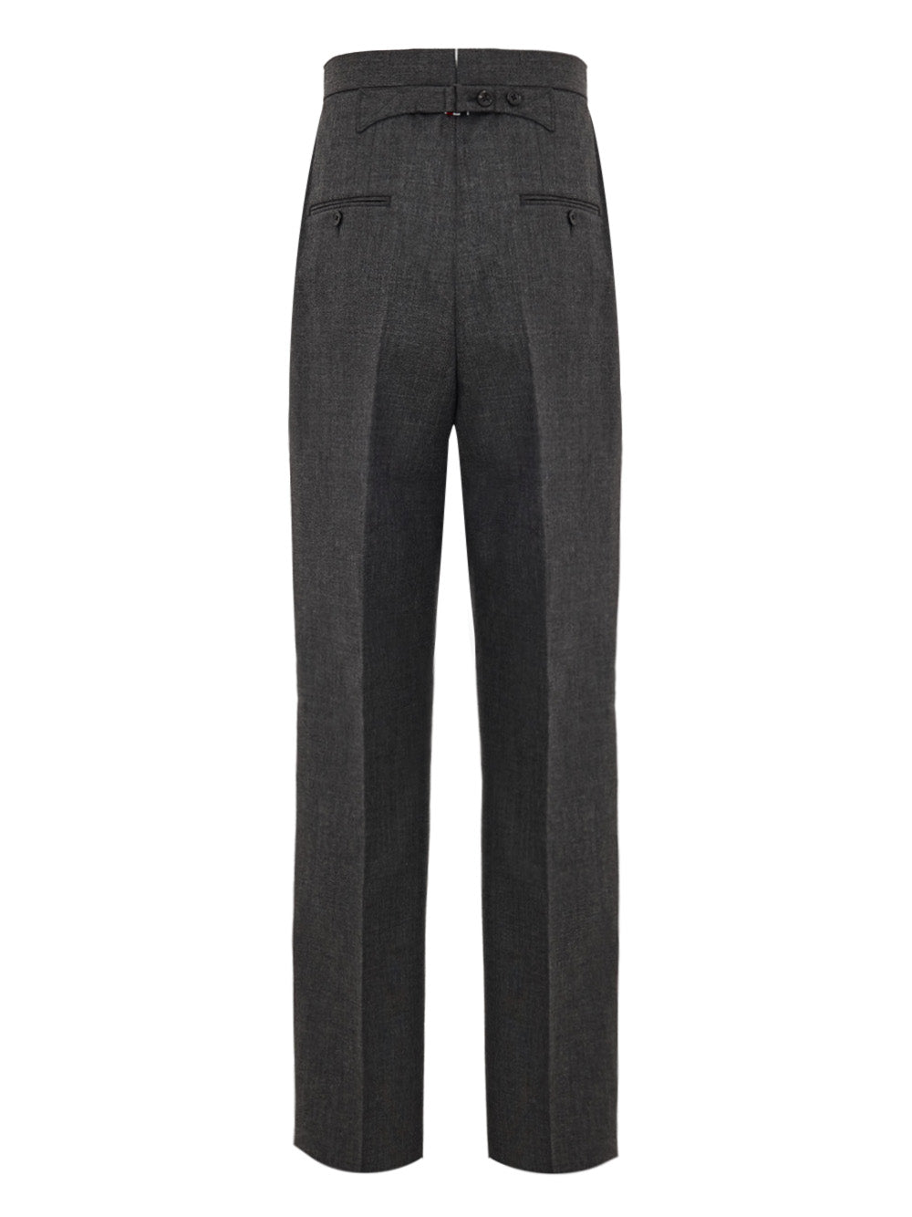 Thom Browne Grey Wool Tailored Trousers