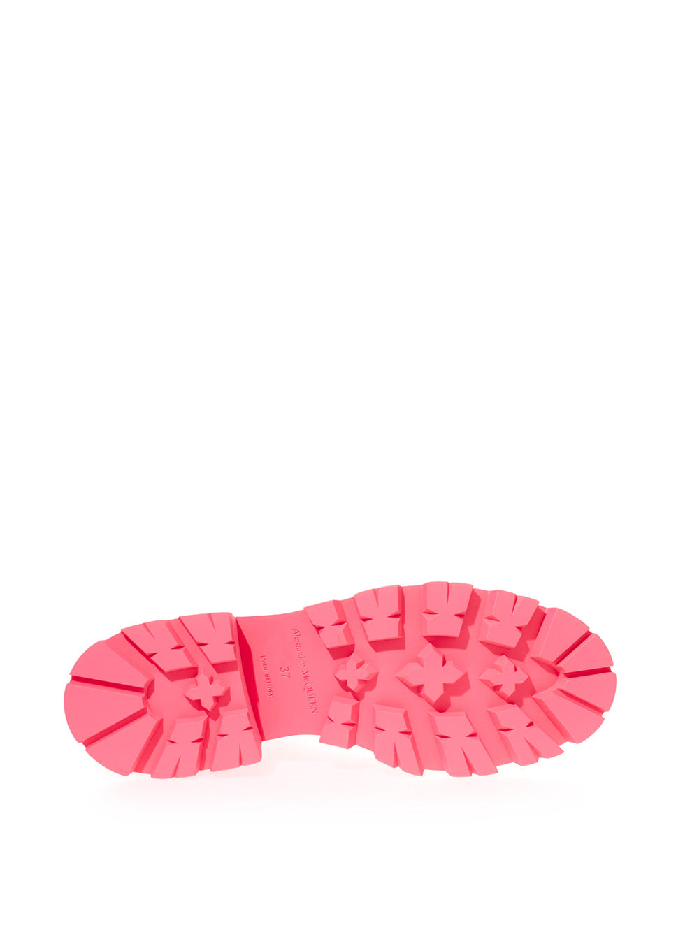 Chelsea Ankle Boots Fluo Pink Sole Alexander McQueen
