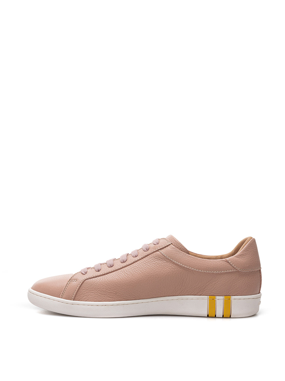 Pink Low Leather Sneakers Bally