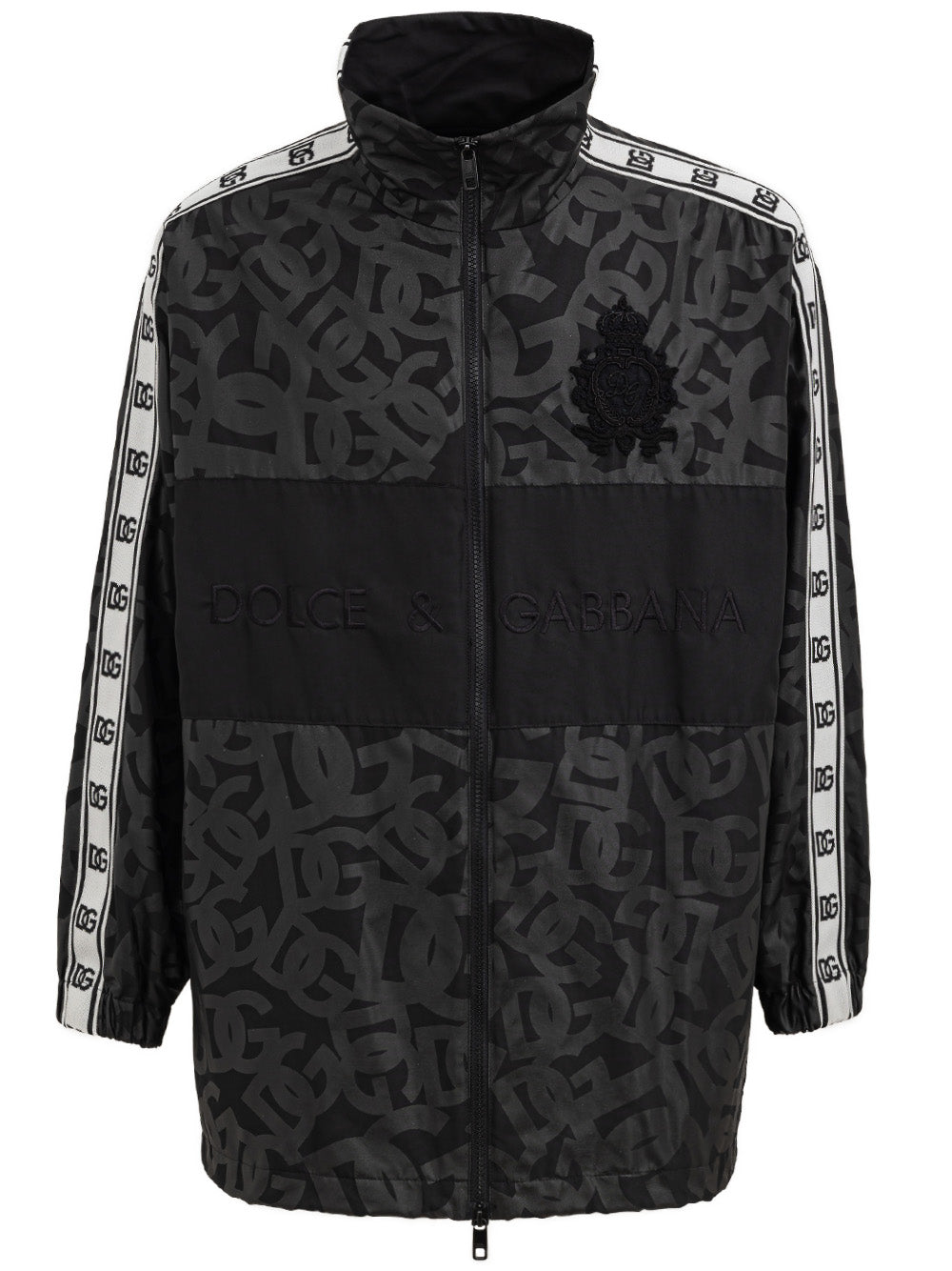 Dolce & Gabbana Logo Oversized Windbreaker Jacket