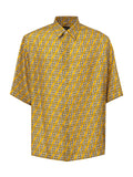 Fendi Men Half-Sleeve Shirt Yellow