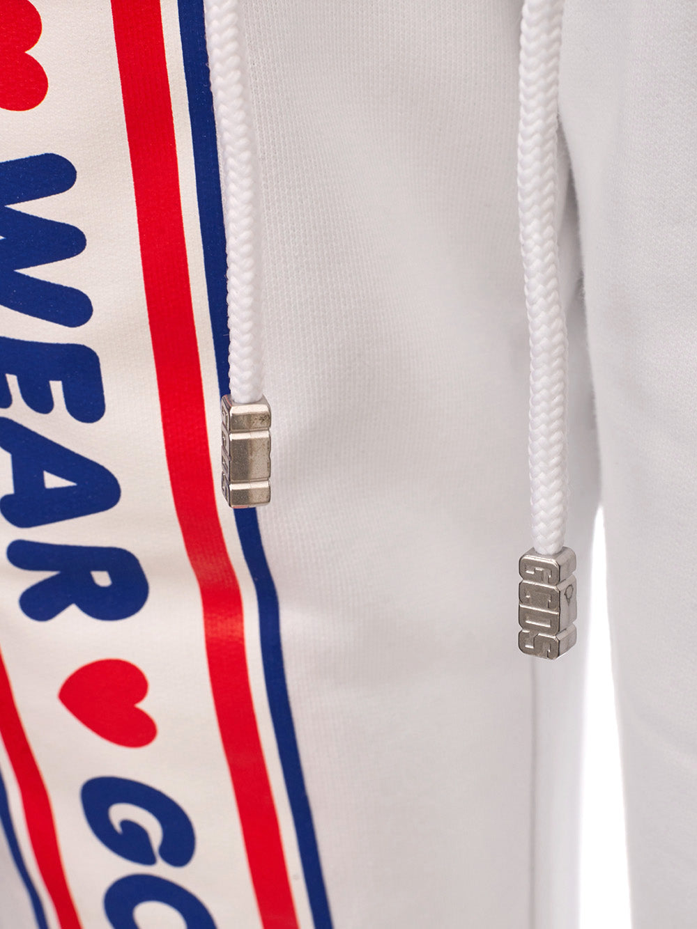 White Sweatpants with GCDS Logo