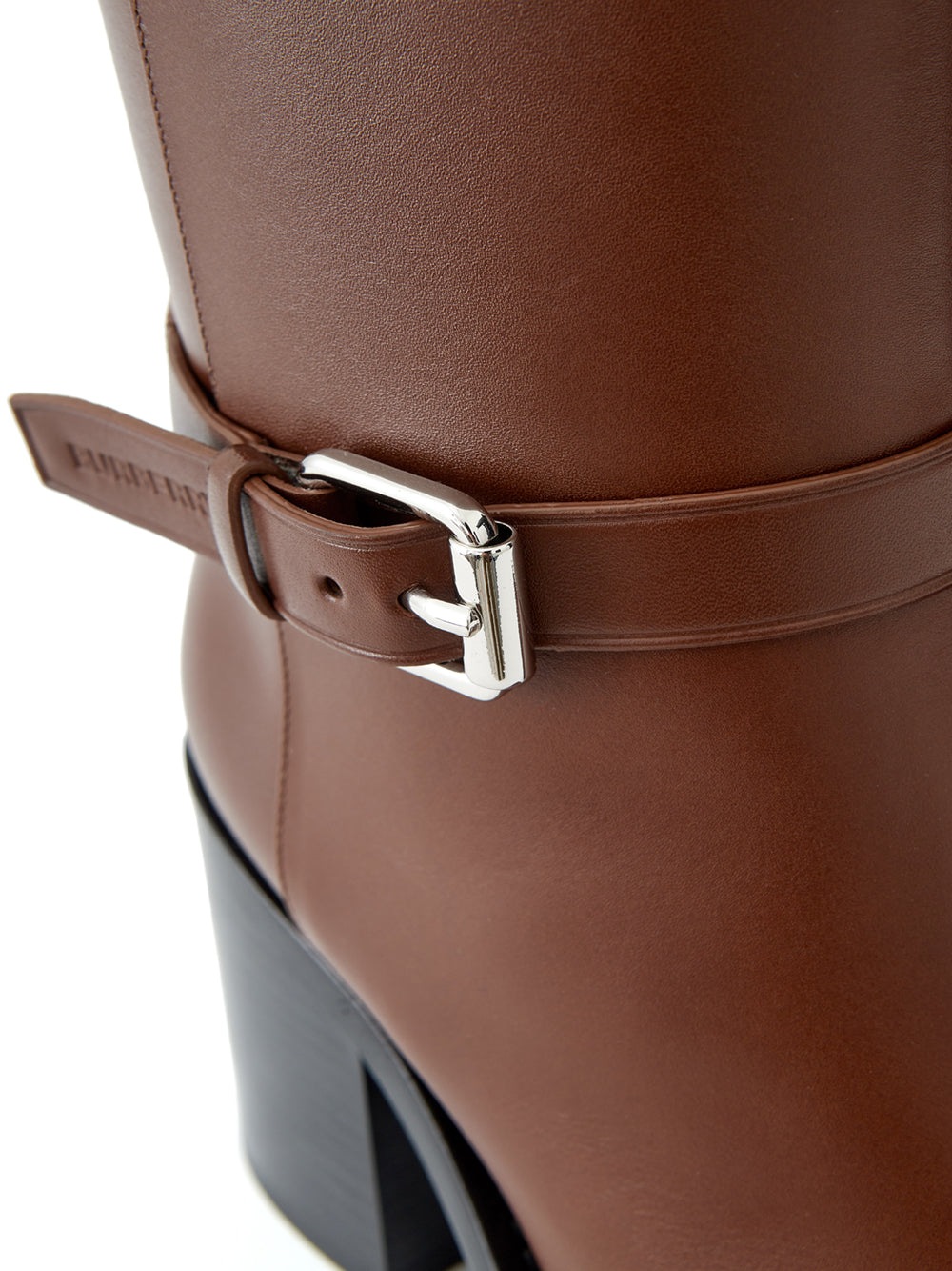 Burberry leather ankle boots in brown