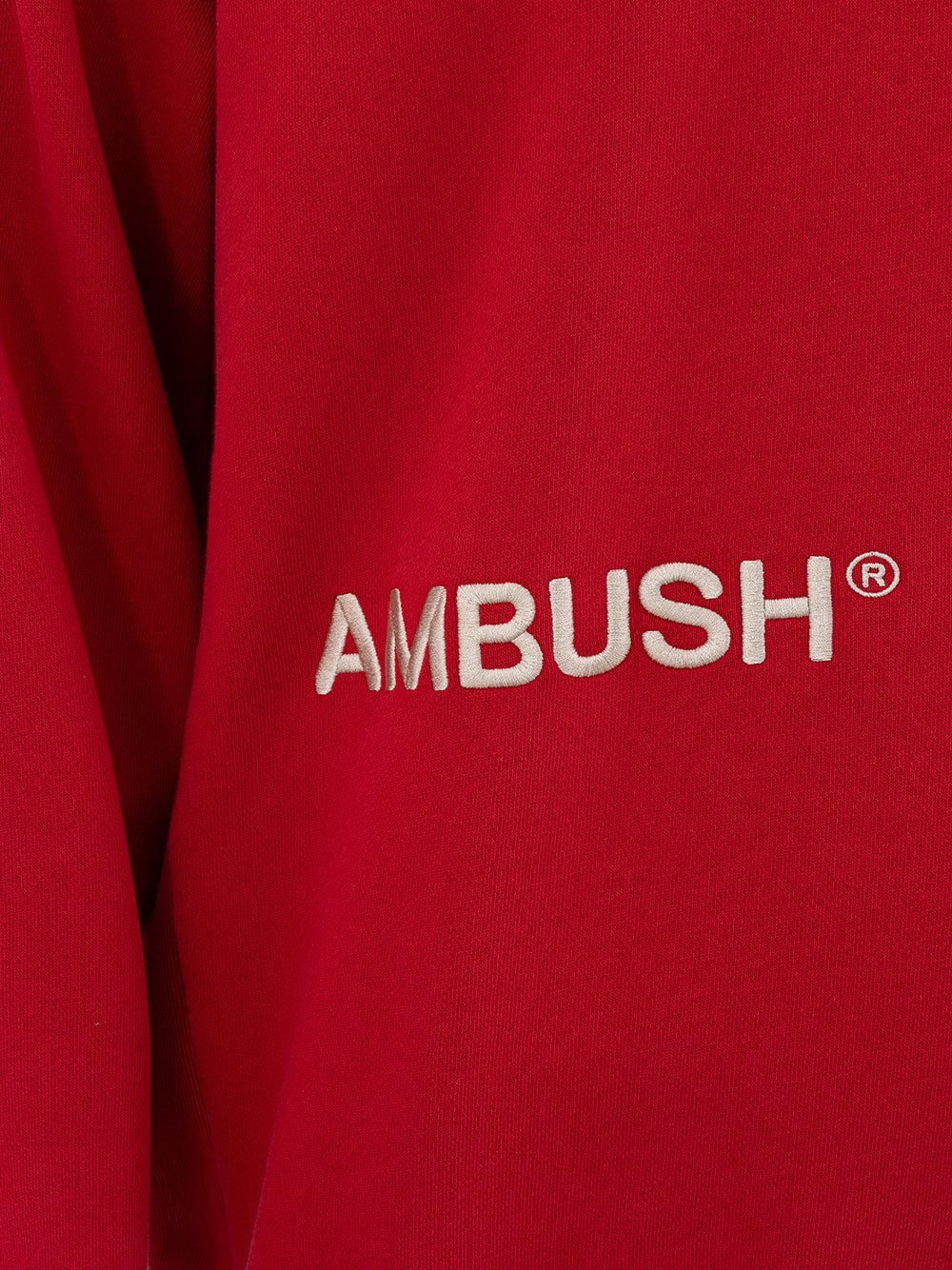 Red Sweatshirt with Ambush logo
