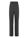 Thom Browne Grey Wool Tailored Trousers