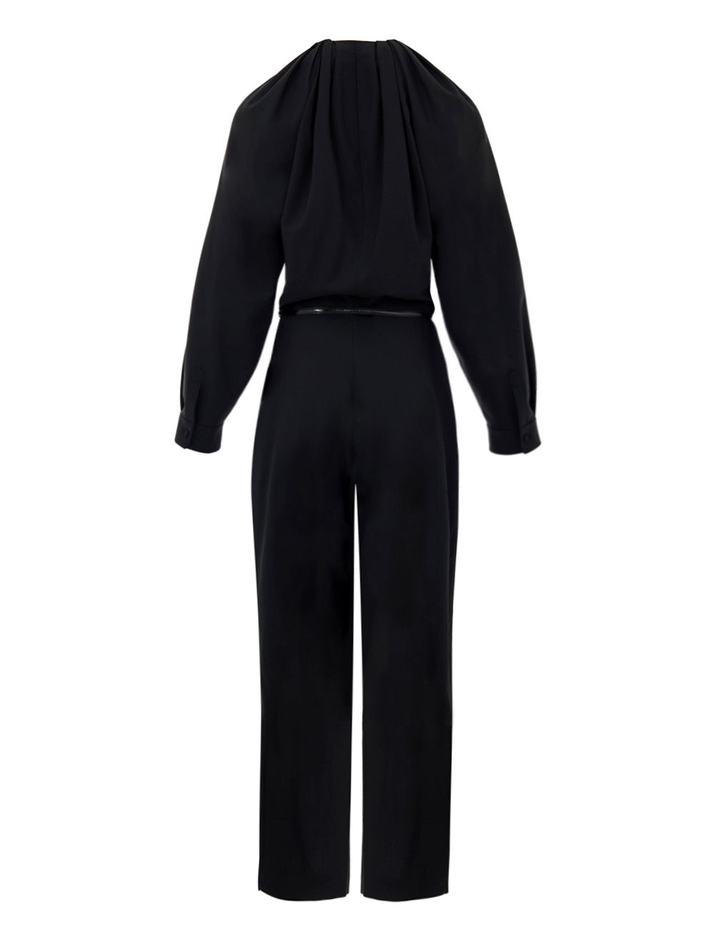 Black Tracksuit Dress with Gucci Belt