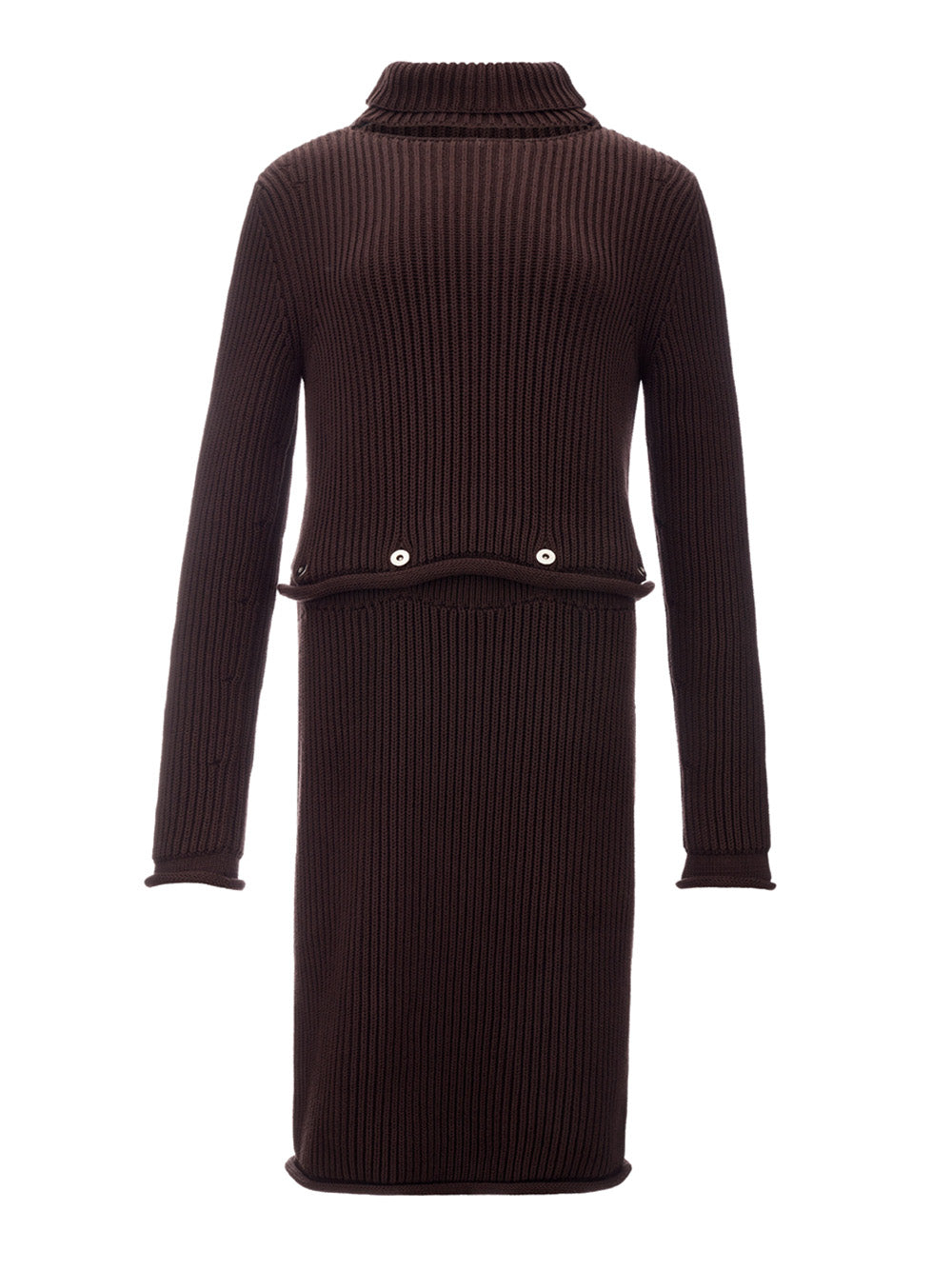 Bottega Veneta Chunky Cotton Ribbed Dress