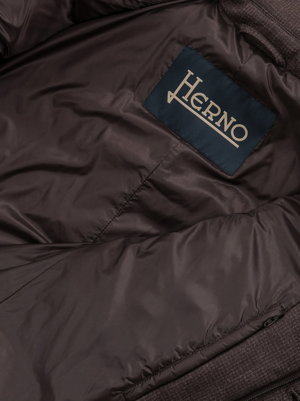 Padded Coat with Collar by Herno.