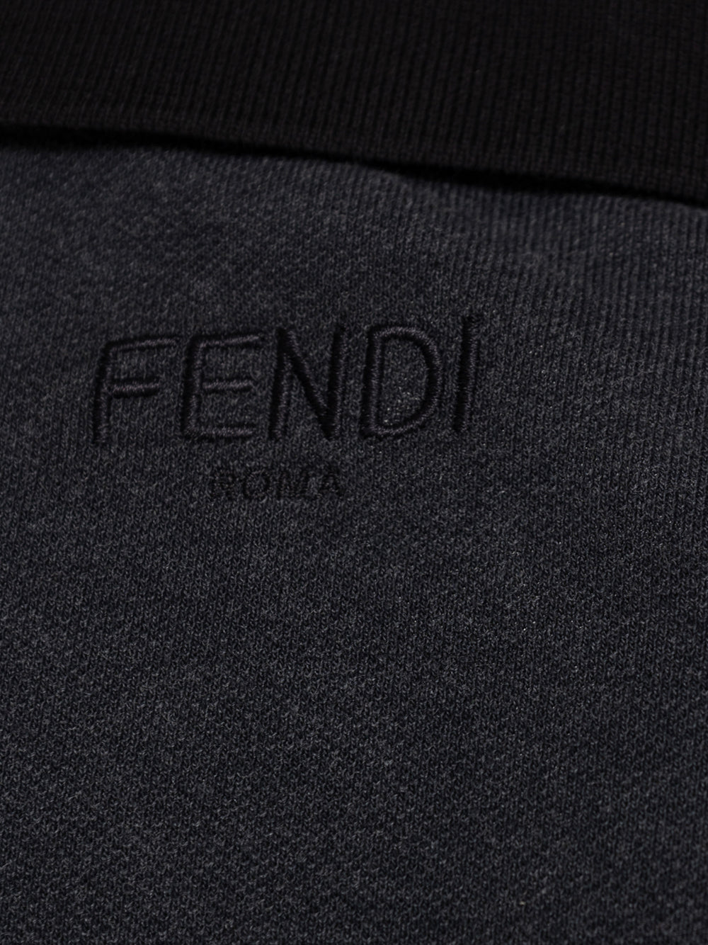 Fendi black short sleeve polo